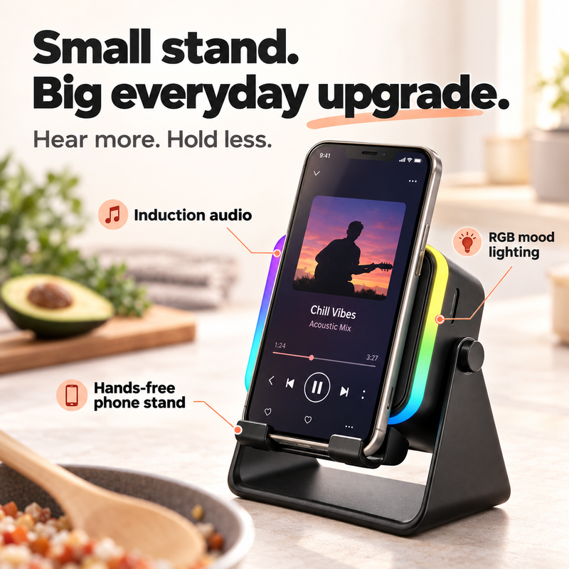 3 In 1 Phone Induction Speaker