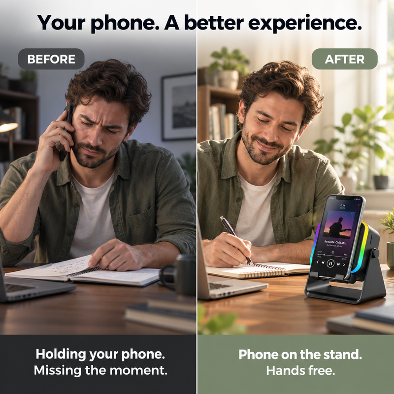3 In 1 Phone Induction Speaker