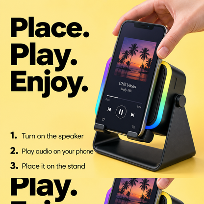 3 In 1 Phone Induction Speaker